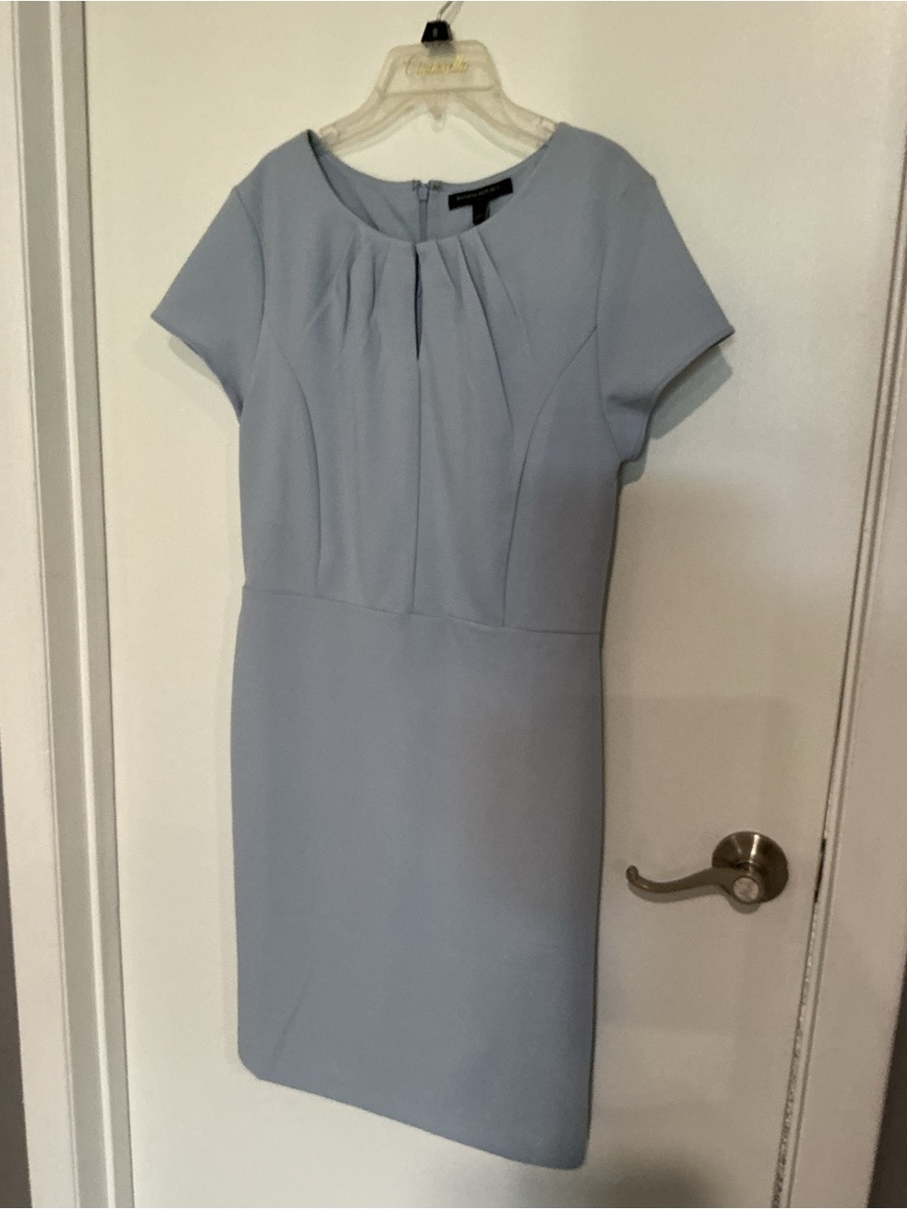 Women’s Light Blue Short Sleeve Dress Top